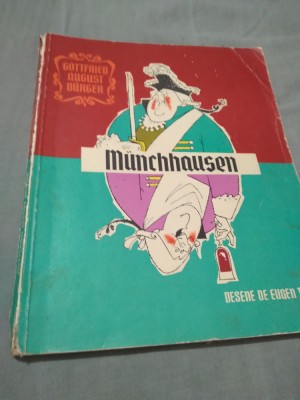 MUNCHHAUSEN-GOTTFRIED AUGUST BURGER DESENE DE EUGEN TARU 1967 foto