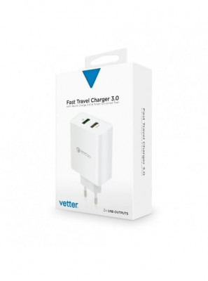 ‪&amp;lrm;Incarcator Priza‬ ‪&amp;lrm;Quick Charge‬ USB 3.0‬ si Smart Port USB Vetter foto