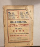 Calendarul Gura lumii pe anul 1928