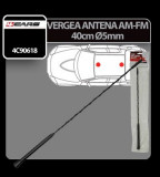 Vergea antena AM/FM 4Cars - 40cm - &Oslash; 5mm