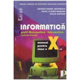 George Daniel Mateescu, Pavel Florin Moraru, Otilia Sofron - Informatica - profil matematica informatica(varianta Pascal) - manu