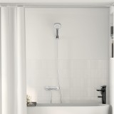 vidaXL Set de cap de duș Crom G 1 / 2 inci Alamă 42023396