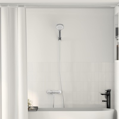 vidaXL Set de cap de duș Crom G 1 / 2 inci Alamă 42023396 foto