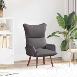 VidaXL Fotoliu de relaxare Gri 69 x 74 x 93 cm Piele artificială