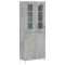 Dulap inalt, gri beton, 69,5x34x180, lemn compozit