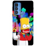 Husa compatibila cu Motorola Moto G51 5G model Supreme Bart Simson, Silicon, TPU, Viceversa