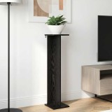 vidaXL Suport pentru plante 2 pcs Stejar Negru 25 x 25,5 x 100,5 cm 899629