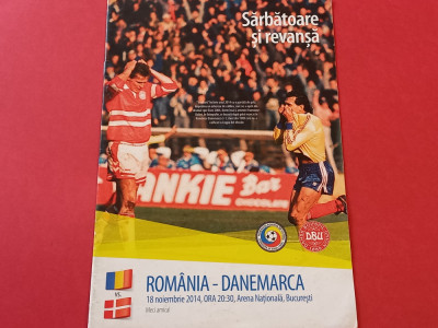 Program meci fotbal ROMANIA - DANEMARCA (18.11.2014) foto
