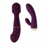 Vibratoare iepuras - Loving Joy DUA Vibrator Interschimbabil cu 2 Atasamente