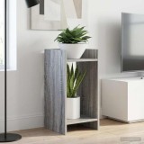 vidaXL Suport pentru plante Sonoma gri 30 x 30 x 60 cm Lemn prelucrat 899604