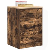 VidaXL Dulap de depozitare pentru garaj stejar afumat 60x51x85 cm