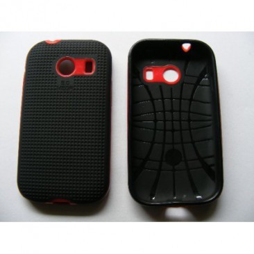 HUSA SILICON HYBRID SAMSUNG GALAXY TREND 2 G313 ROSU foto