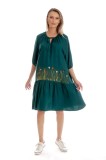 Rochie Dama, Eranthe, Boho Style V351, cu Pictura Realizata Manual - L