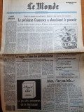 Ziarul francez &quot;le monde&quot; 23 decembrie 1989-articol si foto revolutia romana