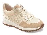 Cumpara ieftin Pantofi sport GEOX bej, D6500A, din piele naturala