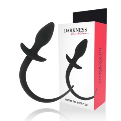 DARKNESS - ANAL PLUG 28 CM BLACK SILICONE foto