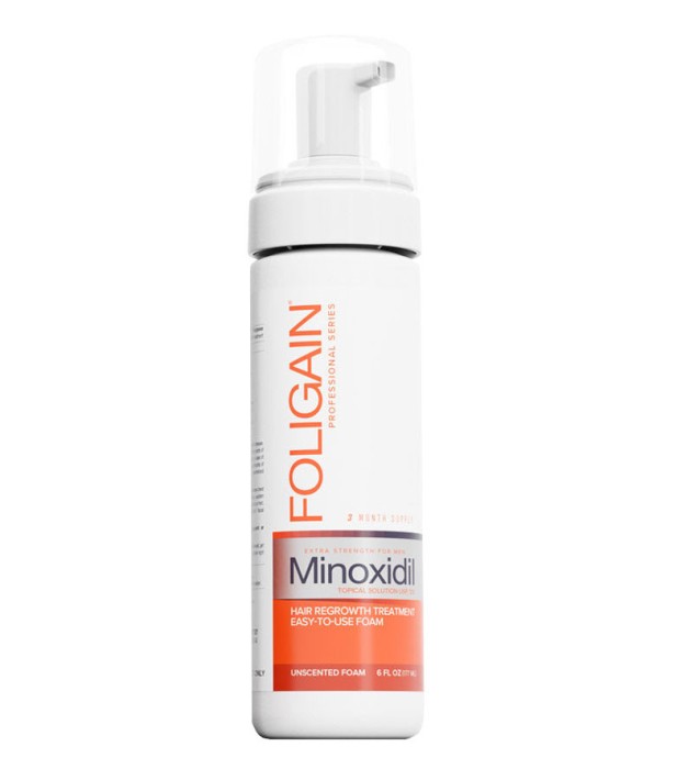 Spuma pentru Cresterea Parului, Foligain, Minoxidil 5%, Tratament pentru 3 Luni, 177ml