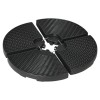 Suport Umbrela Banana ART, 4 Placi HDPE, Negru, 100x8cm, Umplere Apa/Nisip, Stabil, Gradina, Baza Umbrela