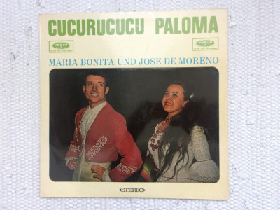 maria bonita jose de moreno cucurrucucu paloma disc vinyl lp muzica latino latin foto