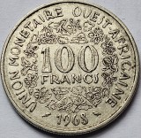 100 Francs 1968 Statele Vest Africane / West Africa, km#4