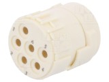 Conector M23 6-PIN Mamă Crimpat 300V