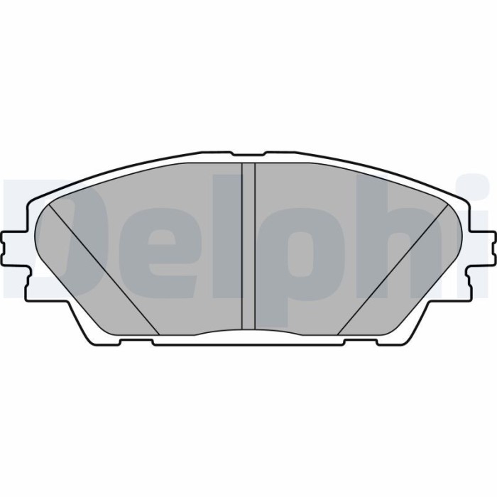 DELPHI LP2701 set placute frana,frana disc