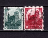✅ (S42) Germania Reich 1934 &quot;Ziua Partidului - Nurnberg &quot; serie completa Michel 546/547, stampilate