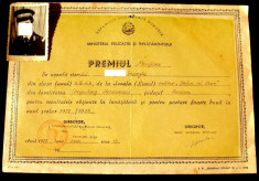 Diploma elev liceu militar foto