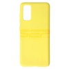 Husa Silicon Galbena pentru Samsung Galaxy S20 - Calitate Superioara Tip Original
