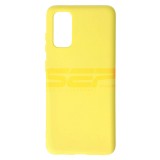Husa Silicon Galbena pentru Samsung Galaxy S20 - Calitate Superioara Tip Original