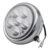 Far LED Rotund 5 Inch pentru Scuter Electric, Moto, Citycoco și Harley &ndash; Iluminare 12V-80V, Zella