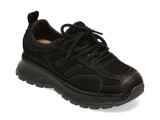 Pantofi sport FLAVIA PASSINI negri, 9011, din nabuc