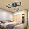 Lustra LED PULSARIS 32W, 3 Patrate, lumina Rece/Calda/Neutra, Negru ModernLight Concept