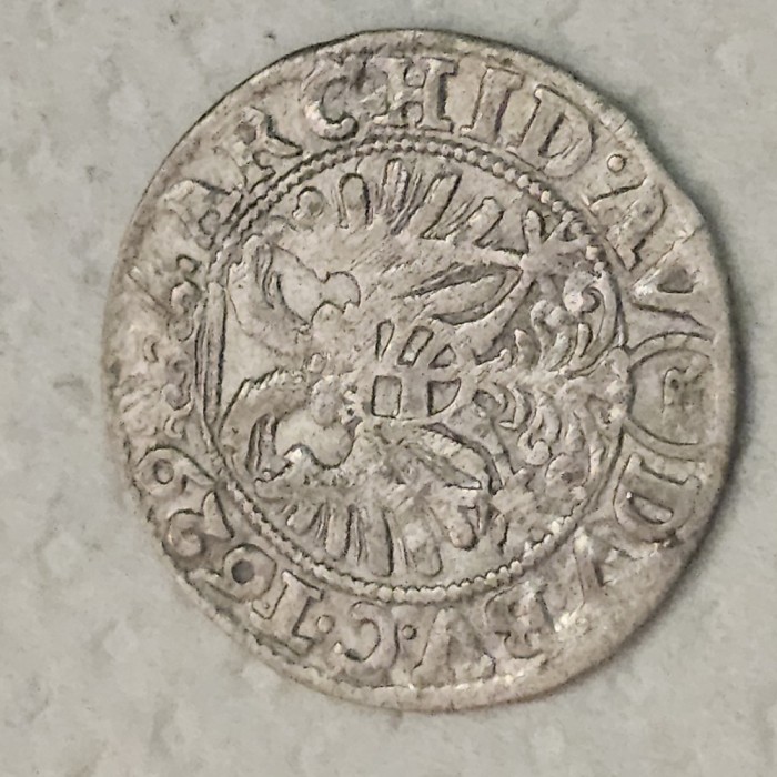 3 kreuzer 1629 , argint
