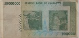 Zimbabwe 50 000 000 dollars 2008