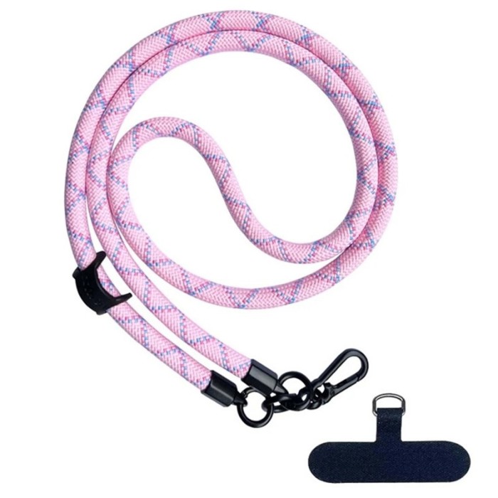 Snur pentru Telefon, Zamo&reg;, din Nailon Rezistent si Carabina Inoxidabila, Lungime 60cm, Grosime 0.60