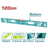 Nivela cu bula TOTAL - 120cm - precizie 0,5mm (INDUSTRIAL)