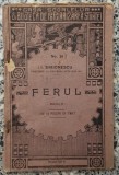 Ferul - I. Simionescu// 1923