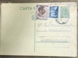 CP03 Carte postala veche 1937 Sanatoriul Vijnitza Bucovina - Timisoara timbru Fondul Aviatiei interbelica