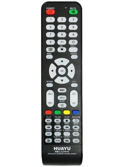 Telecomanda universala LED /LCD TV RM-L1210+E+ Huayu (345)