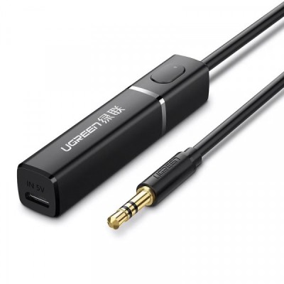Transmitator Bluetooth UGREEN CM107, AUX, Negru foto