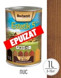 Cumpara ieftin Lazura lemn Bochemit Estetik Clasic 1L, nuc, protectie UV