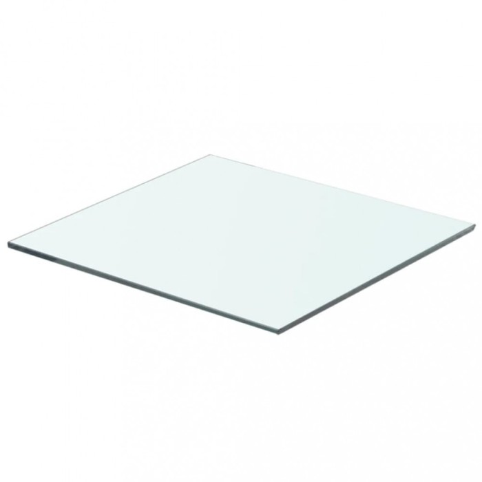 Gossi raft din sticla transparenta, 40 x 30 cm
