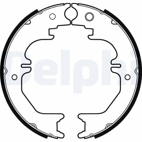 Saboti frana Lexus Lx; Toyota Land Cruiser 100, Land Cruiser 80, 470, 4.2 TD, 4.7, 4.7, 4.2 TD, 4.2 TD 24V, punte Spate, Delphi