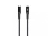 Cablu de date si incarcare USC TYPE C - iPhone Lightning 1m PD certificat MFI negru Well