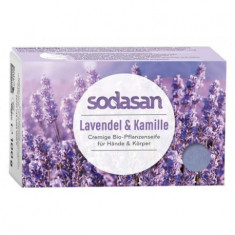 Sapun crema bio lavanda si musetel 100g SODASAN