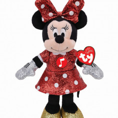 PLUS TY 25CM BEANIE BABIES DISNEY MINNIE CU SCLIPICI SI SUNETE SuperHeroes ToysZone