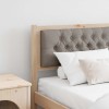 VidaXL Tăblie cap Altele Maroniu și taupe 160 cm Lemn masiv de pin 879002