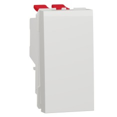 Intrerupator cap cruce Schneider Electric Noua Unica NU310518, incastrat, modular - 1, 10A, alb