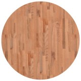 Cumpara ieftin Blat de masa rotund, &Oslash;90x4 cm, lemn masiv de fag